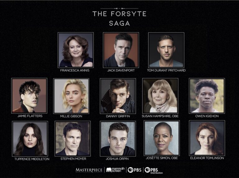 PBS' 'The Forsytes' cast headshots